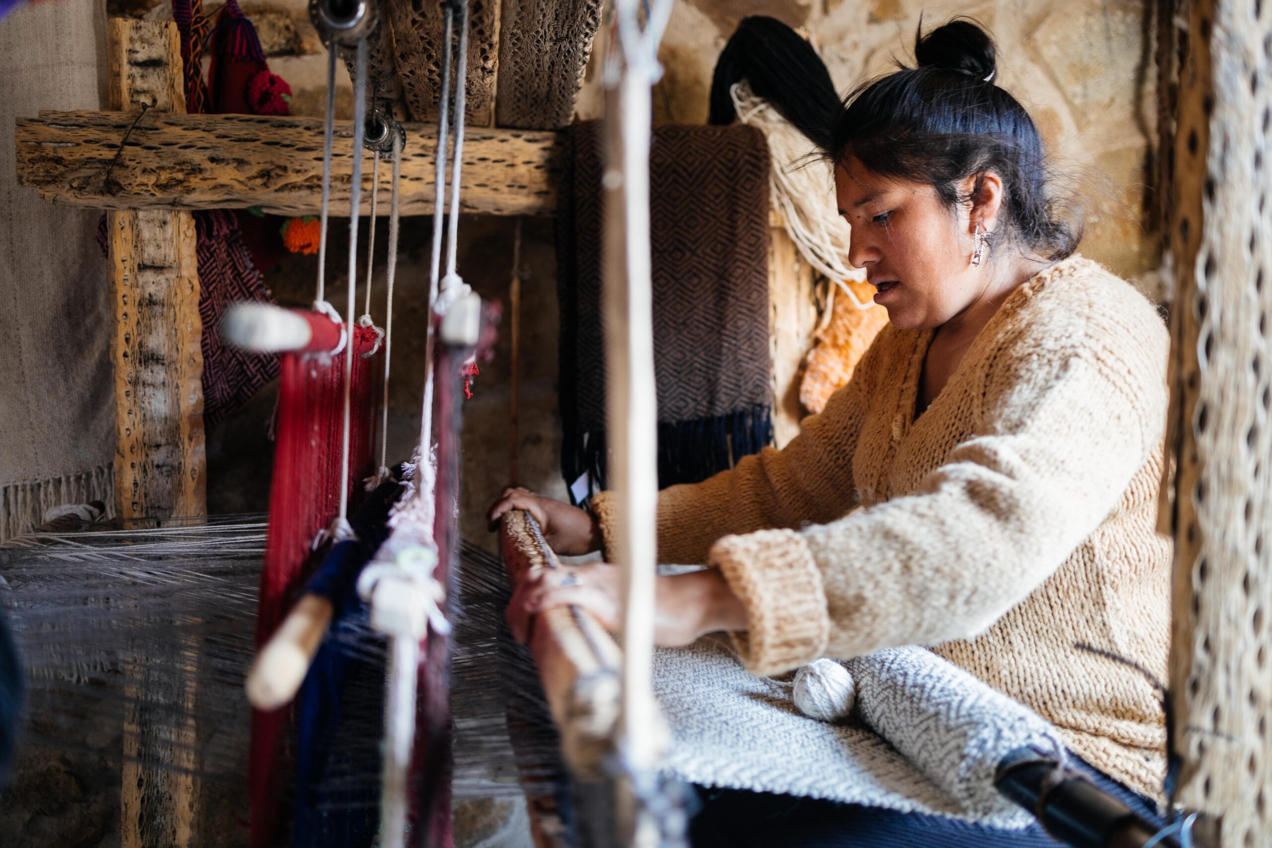 Generales de proceso arte textil (Artesanas y flor de viscular)17